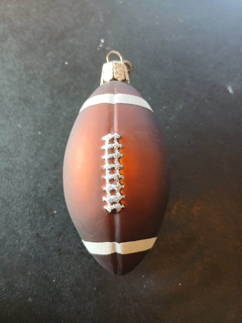 Old World Christmas 2019 Football Glass Blown Ornament NWOT